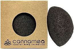 Fragrances, Perfumes, Cosmetics Facial Cleansing Sponge with Activated Carbon - Cannamea