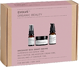 Fragrances, Perfumes, Cosmetics Set - Evolve Organic Beauty (cr/30ml + eye/lip/contour/15ml + serum/10ml)