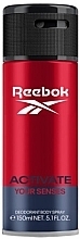 Fragrances, Perfumes, Cosmetics Deodorant Spray for Men - Reebok Activate Your Senses Men Deodorant Body Spray