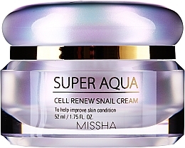 Snail Mucus Renewing Cream - Missha Super Aqua Cell Renew Snail Cream — photo N1