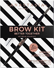 Fragrances, Perfumes, Cosmetics Set - Anastasia Beverly Hills Better Together Brow Kit Medium Brown (pencil/0.08g + gel/2.5g)