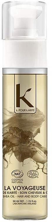 Shea Butter for Hair & Body - K For Karite The Traveler Hair & Body Shea Oil Ecocert — photo N1