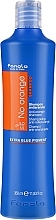 Fragrances, Perfumes, Cosmetics Colored Dark Shades Hair Shampoo - Fanola No Orange Extra Blue Pigment Shampoo