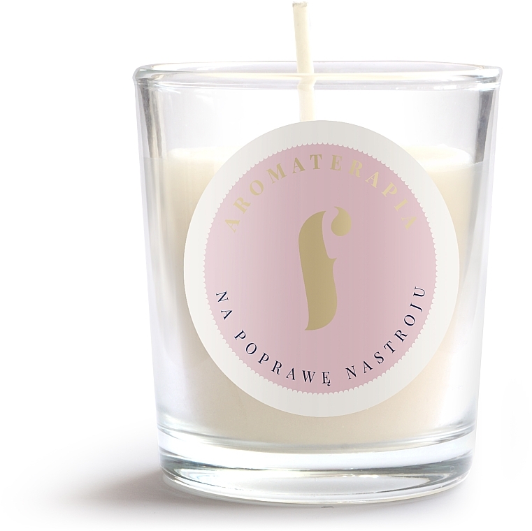 Scented Candle "Pink Joy" - Flagolie Fragranced Candle Rose Joy — photo N1