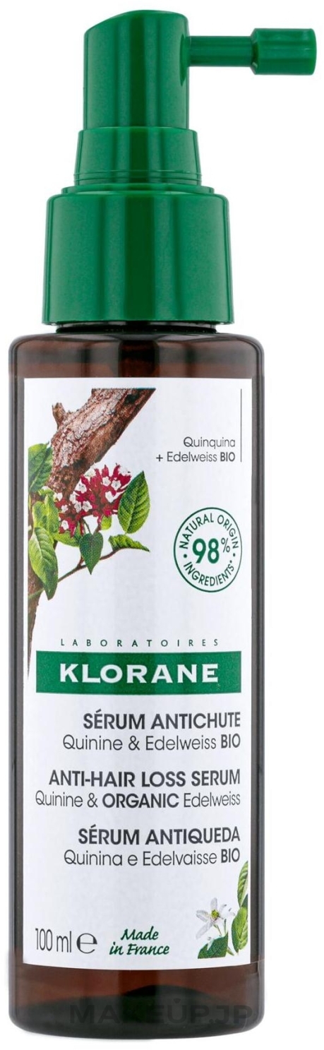 Hair Densifying Serum - Klorane Hair Strengthening Serum With Quinine & Organic Edelweiss Against Hair Loss — photo 100 ml