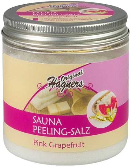 Pink Grapefruit Peeling Salt - Original Hagners Sauna Peeling Salt Pink Grapefruit — photo N1