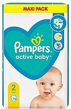 Fragrances, Perfumes, Cosmetics Pampers Active Baby 2 (4-8 kg), 72pc - Pampers
