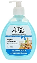 Fragrances, Perfumes, Cosmetics Liquid Cream Soap "Sea Minerals" - Vital Charm