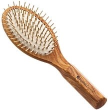 Olive Wood Anti-Static Hair Brush - Hydrea London Olive Wood Anti-Static Hair Brush — photo N1