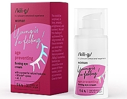 Fragrances, Perfumes, Cosmetics Firming Eye Cream - Kili·g Woman Age Preventing Eye Cream