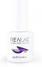 Fragrances, Perfumes, Cosmetics Nail Top Coat - Realac No Wipe Finish Gel