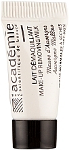 Fragrances, Perfumes, Cosmetics Makeup Removal & Cleansing Milk "Auverne Mallow" - Academie Lait demaquillant (mini size) 