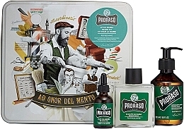 Fragrances, Perfumes, Cosmetics Beard Set - Proraso Refreshing Gift Set (beard wash/200ml + beard balm/100ml + beard oil/30ml)