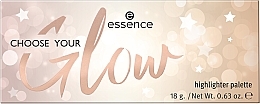 Highlighter Palette - Essence Choose Your Glow! Highlighter Palette — photo N2