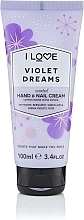 Violet Dreams Hand Cream - I Love Violet Dreams Hand and Nail Cream — photo N1