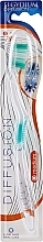 Toothbrush "Diffusion" Medium, green - Elgydium Diffusion Medium Toothbrush — photo N1