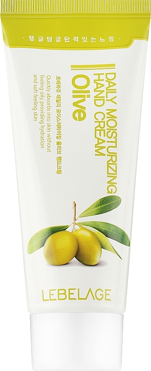 Olive Hand Cream - Lebelage Daily Moisturizing Olive Hand Cream — photo N1