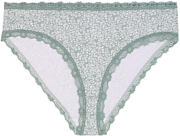 Women Cotton Panties, floral pattern with lace, 3 pcs. - Moraj — photo N4