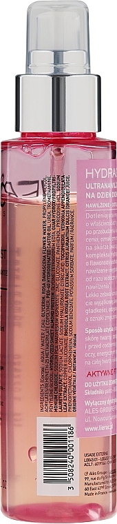 Morning Moisturizing Face Mist - Lierac Hydragenist Morning Moisturizing Mist Oxygenating Replumping — photo N3