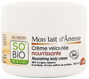 Goats Milk Nourishing Body Cream - So'Bio Etic Nourishing Body Cream — photo N1