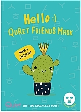 Fragrances, Perfumes, Cosmetics Cactus Extract Mask - Quret Hello Friends Cactus Mask