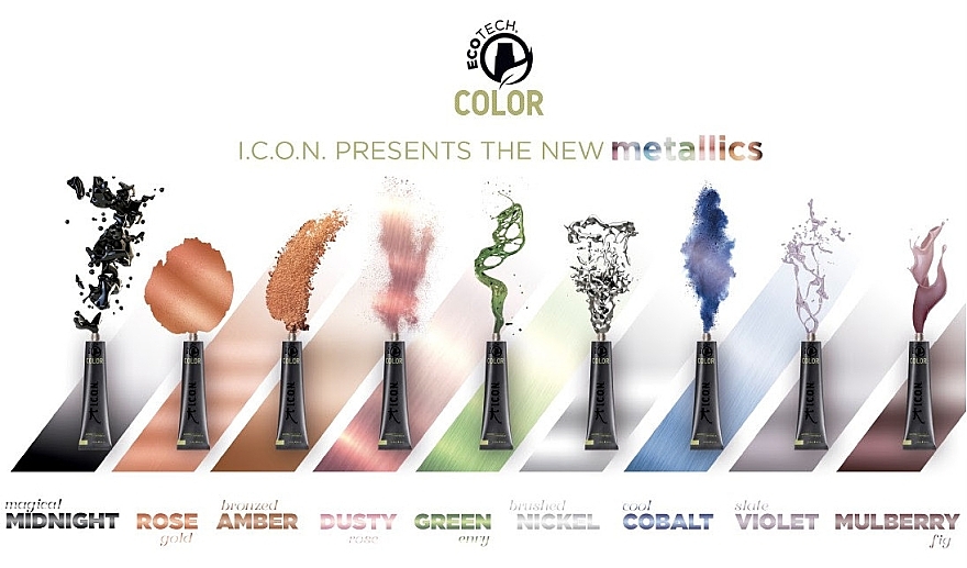 Ammonia-Free Caring Permanent Cream Color - I.C.O.N. Ecotech Color Metallics — photo N2