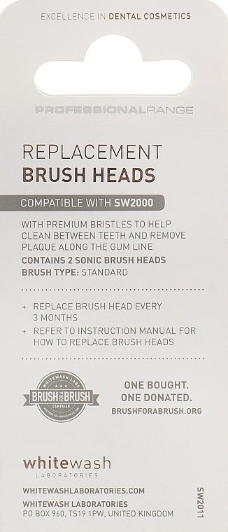 Replacement Brush Heads for SW2000 - WhiteWash Laboratories  — photo N2