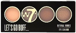 Fragrances, Perfumes, Cosmetics Eyeshadow Palette - W7 Natural Nudes Eye Colour 4 Palette