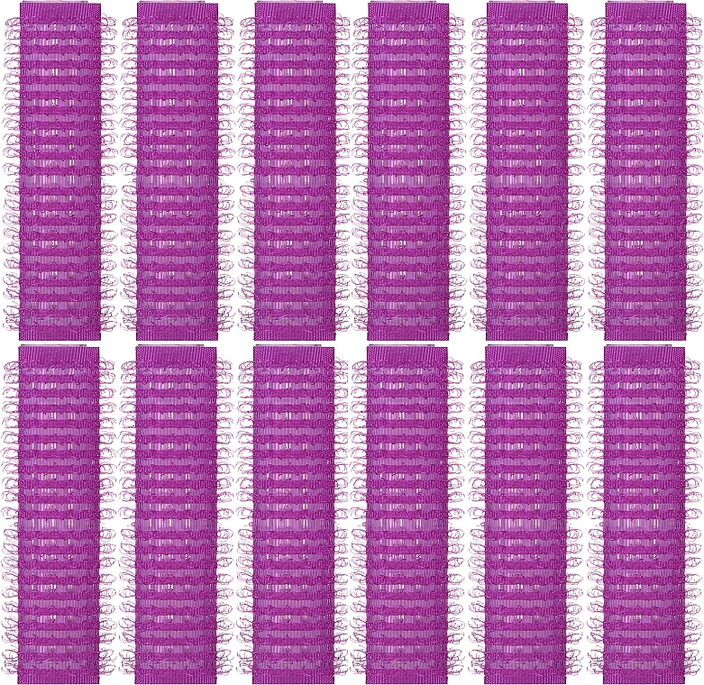 Velcro Rollers, 13 mm, purple - Inter-Vion — photo N1