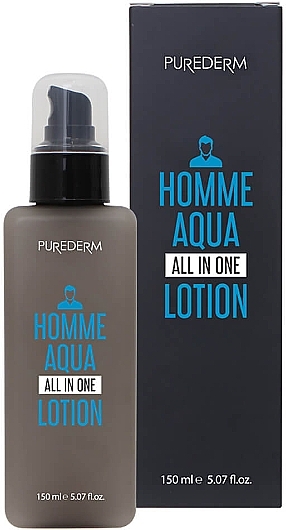 6-in-1 Men Universal Face Lotion - Purederm Homme Aqua All-In-One Lotion — photo N1