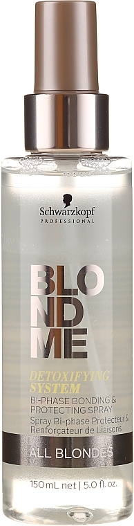 Bi-Phase Hair Spray - Schwarzkopf Professional BlondMe Bi-Phase Bonding & Protection Spray — photo N1