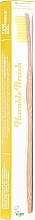Fragrances, Perfumes, Cosmetics Bamboo Toothbrush, yellow - The Humble Co. Adult Yellow Soft Toothbrush