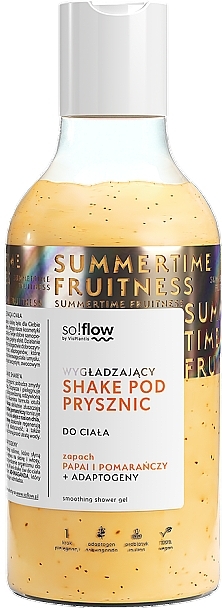 Papaya & Orange Energizing Shower Sorbet - Solflow — photo N1