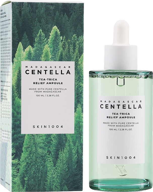 Anti-Acne Centella & Tea Tree Serum - SKIN1004 Madagascar Centella Tea-Trica Relief Ampoule — photo N1