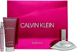 Fragrances, Perfumes, Cosmetics Calvin Klein Euphoria - Set (edp/50ml + b/lot/100ml + edp/10ml)