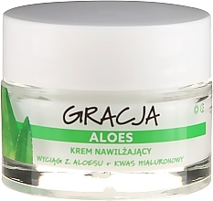 Aloe Vera & Hyaluronic Acid Anti-Wrinkle Moisturizing Cream - Gracja Aloe Moisturizing Face Cream — photo N2
