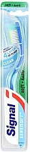 Fragrances, Perfumes, Cosmetics Soft Toothbrush, Dark & Light Blue - Signal Sensisoft Clean Soft