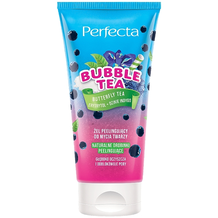 Face Cleansing Peeling Gel - Perfecta Bubble Tea Butterfly Tea — photo N1