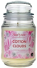 Scented Candle in Glass Jar - Starlytes Cotton Clouds Scented Candle — photo N3