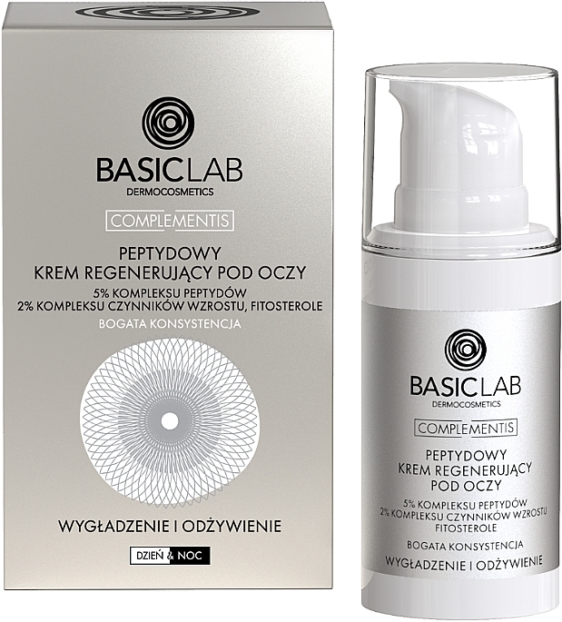 Peptide Eye Cream - BasicLab Dermocosmetics Complementis — photo N1