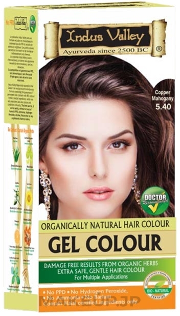 Hair Color - Indus Valley Gel Colour — photo 5.40 - Copper Mahogany