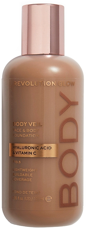 Face & Body Foundation - Makeup Revolution Body Veil Face & Body Foundation — photo N1