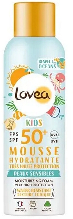 Children's Sunscreen Foam  - Lovea Kids SPF 50+ Moisturizing Foam — photo N1