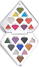Eyeshadow Palette, 20 shades - I Heart Revolution Diamond Bright Palette — photo N1