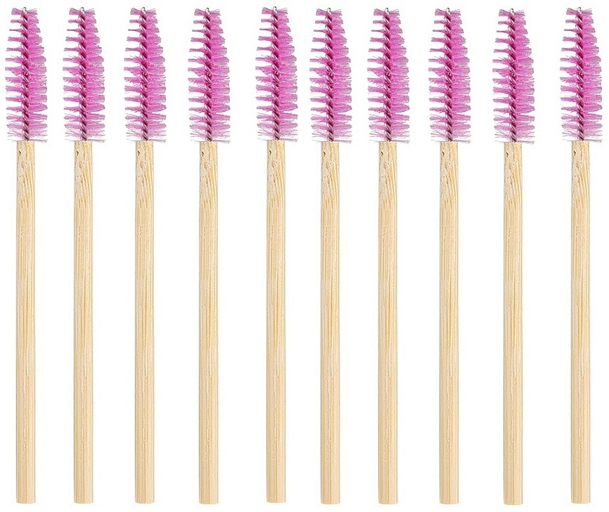 Lash & Brow Brush, bamboo, pink - Lash Brow ECO — photo N2