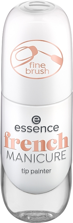 French Manicure Nail Polish with Thin Brush - Essence Holo Bomb Effect Nail Lacquer — photo N1