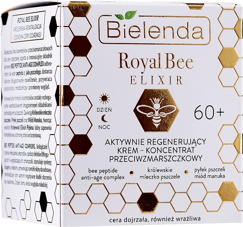 Active Regenerating Anti-Wrinkle Cream - Bielenda Royal Bee Elixir Face Care — photo N1