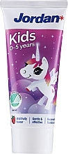 Toothpaste 0-5 years, unicorn - Jordan Kids Toothpaste — photo N1