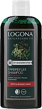 Shampoo for Colored Red-Brown Hair - Logona Hair Care Color Care Shampoo — photo N1