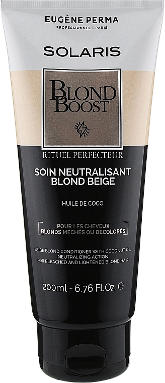 Neutralizing Conditioner "Beige Blonde" - Eugene Perma Solaris — photo N1